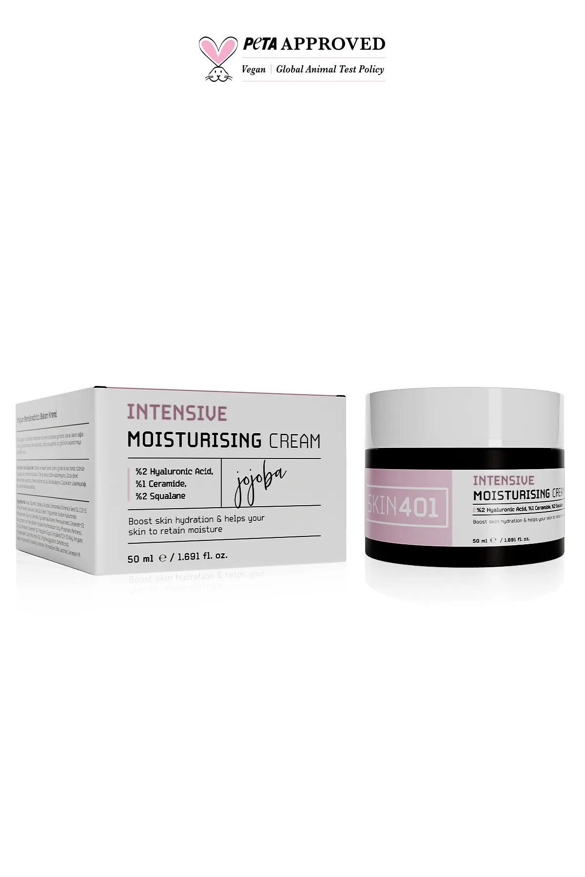 Ultra Yoğun Nemlendiricili 24 Saat Etkili Yüz Bakım Kremi 50ml (SU BAZLI)