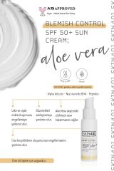 Spf 50 Leke Karşıtı Aloe Vera Nemlendiricili Güneş Kremi 50ml