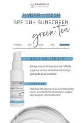 Spf 50 Nemlendirici & Tazeleyici (GREEN TEA HYDRA FRESH) Güneş Kremi 50 ml