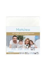 Mattdress Çift Kişilik  Pamuklu Yatak Koruyu Alez 160x200