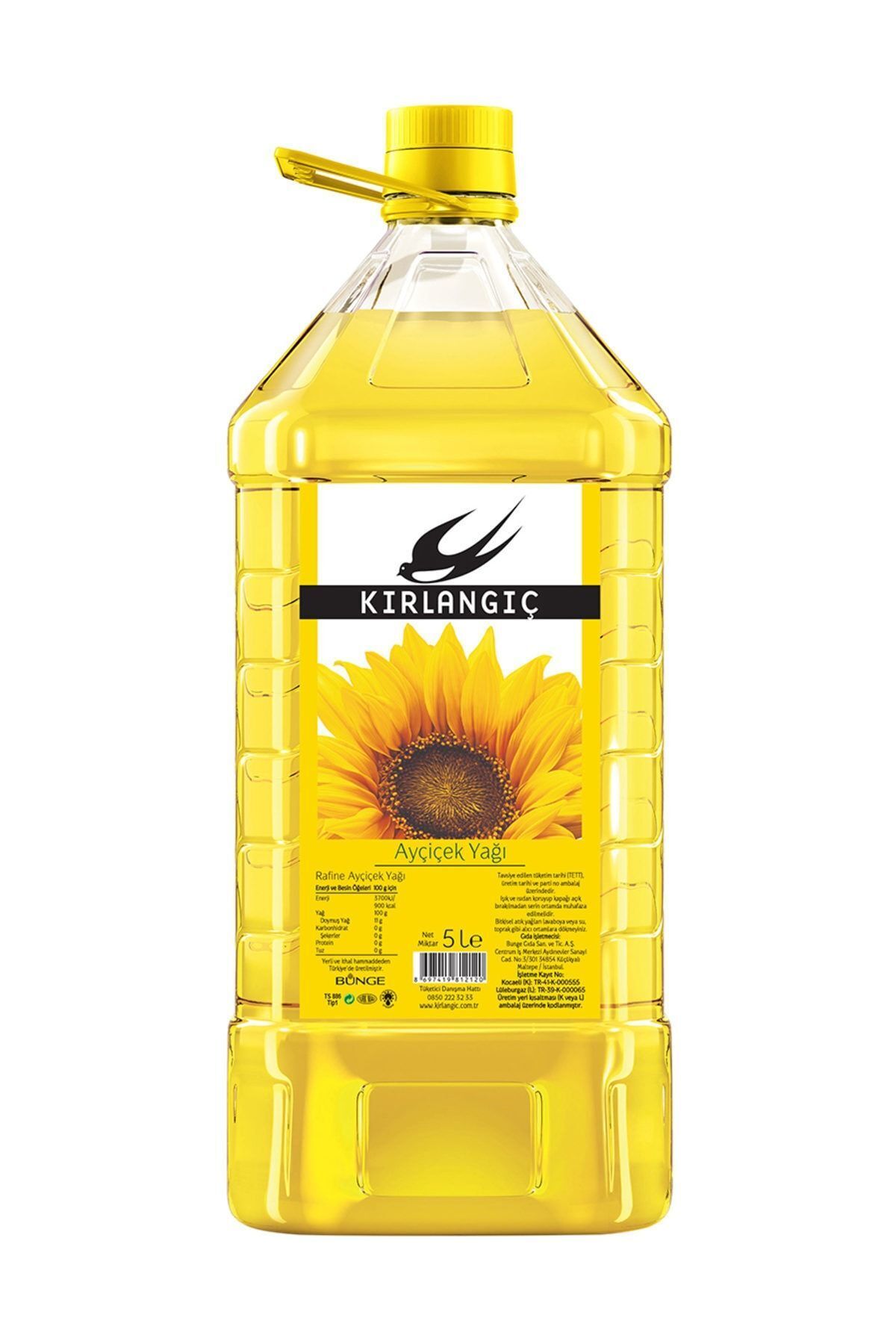 Ayçiçek Yağı Pet 5 L