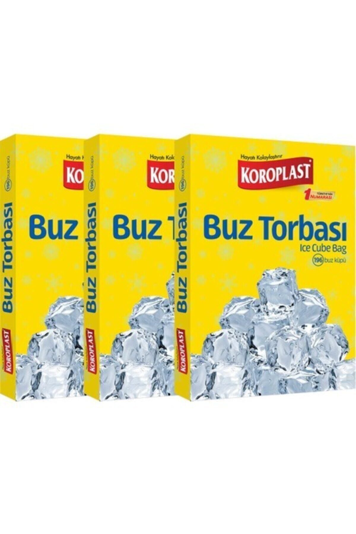 Buz Torbası 196 Küp Buz 3 Paket