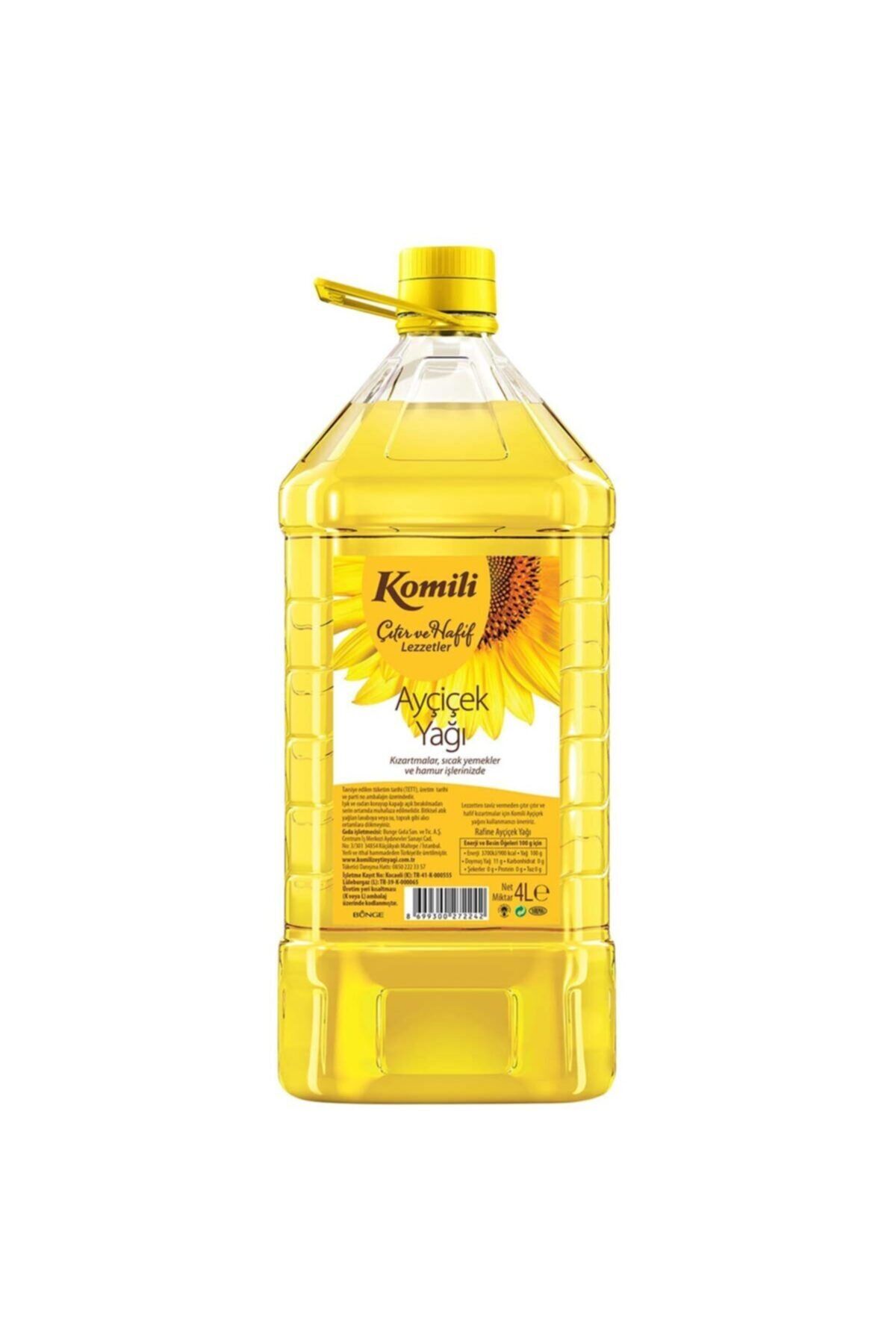 Ayçiçek Yağı 4 L Pet