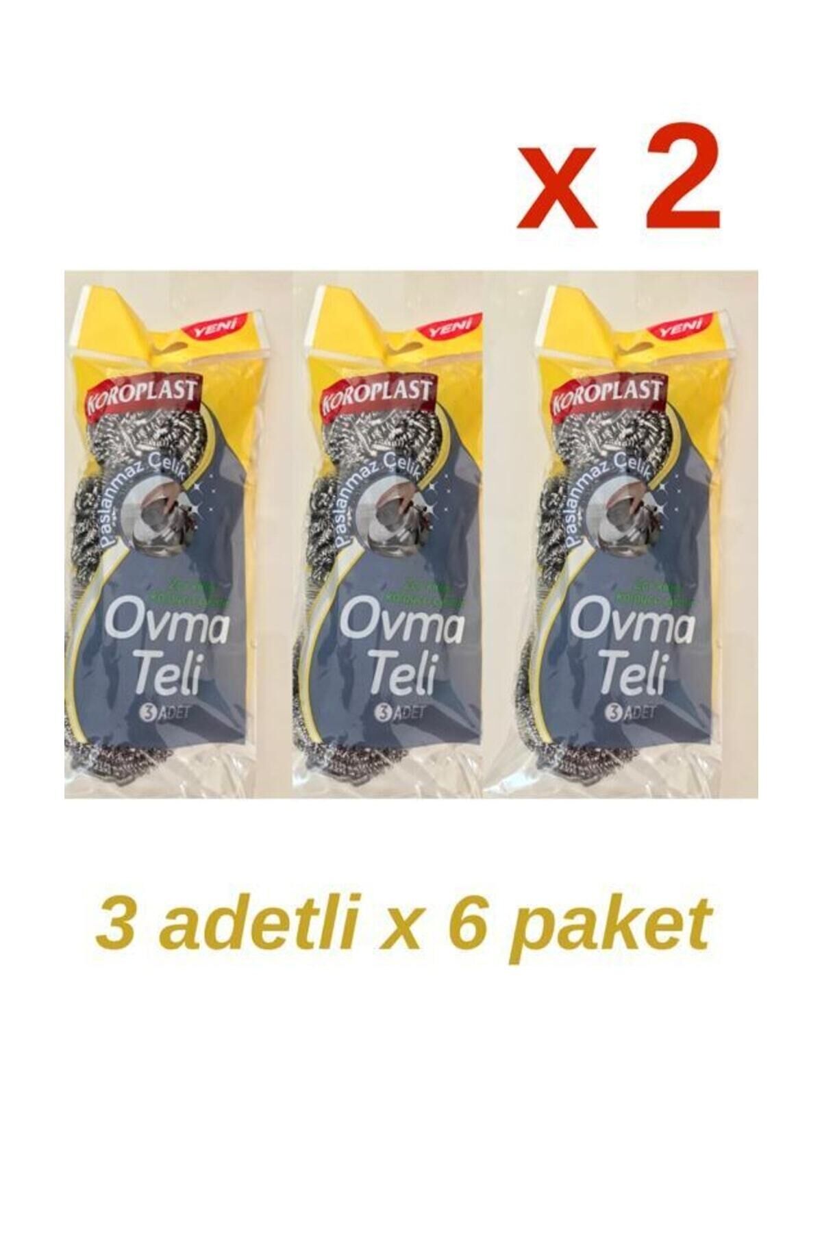 Yeni Ovma Teli 3 Adetli 6 Paket