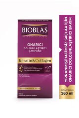 Keratin & Kolajen Onarıcı Dolgunlaştırıcı Saç Bakım Şampuanı 360 Ml İnce ve Yıpranmış Saçlar