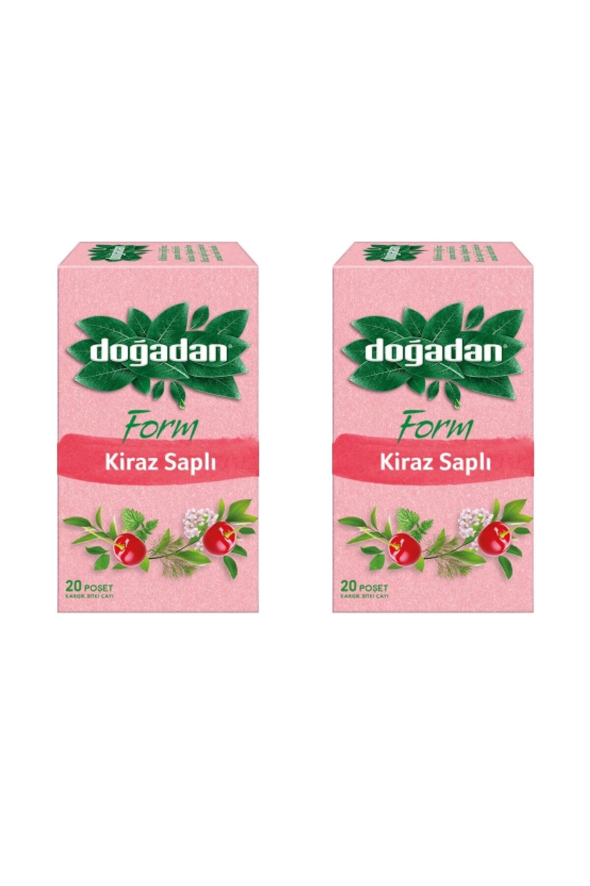 Form Kiraz Saplı Bitki Çayı 20'li X 2 Adet