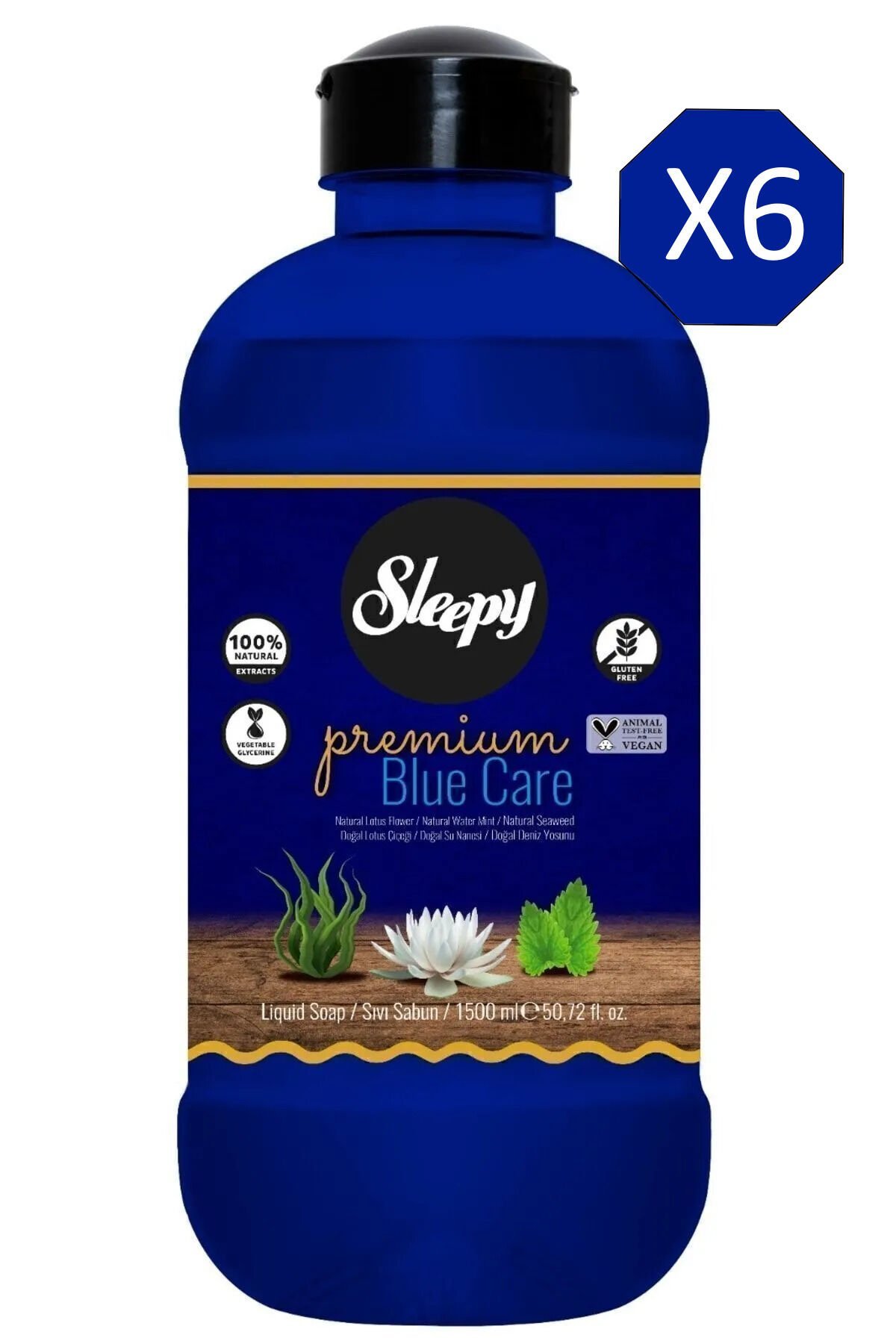 Premium Blue Care Sıvı Sabun 1500 ml X 6 Adet