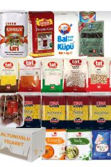 Ramazan paketi kumanya yardım gıda erzak kolisi 18 parça ürün ekonomik paket