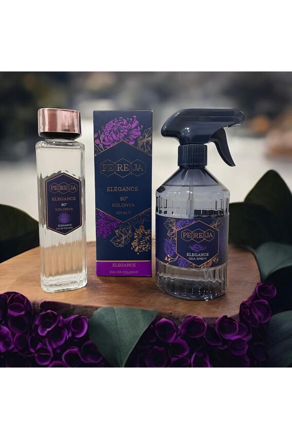 ELEGANCE KOLONYA CAM ŞİŞE 250mL VE ODA SPREYİ 500mL