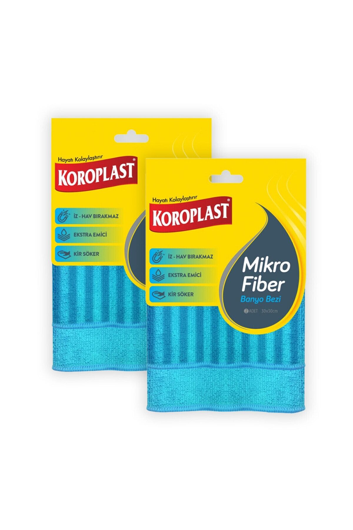 Koroplast Mikrofiber Banyo Bezi 2 Adet - 2'li