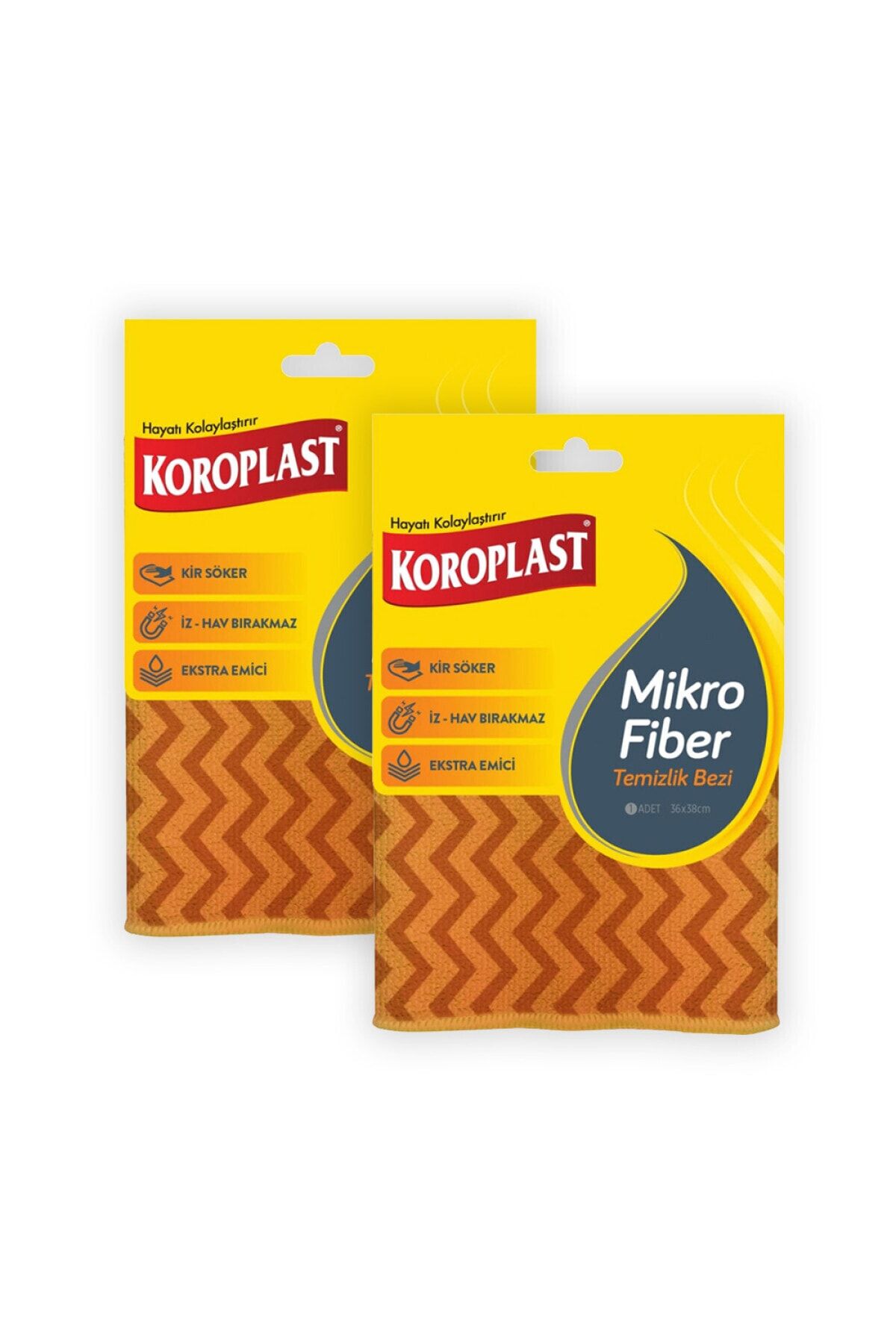 Koroplast Mikrofiber Temizlik Bezi - 2'li
