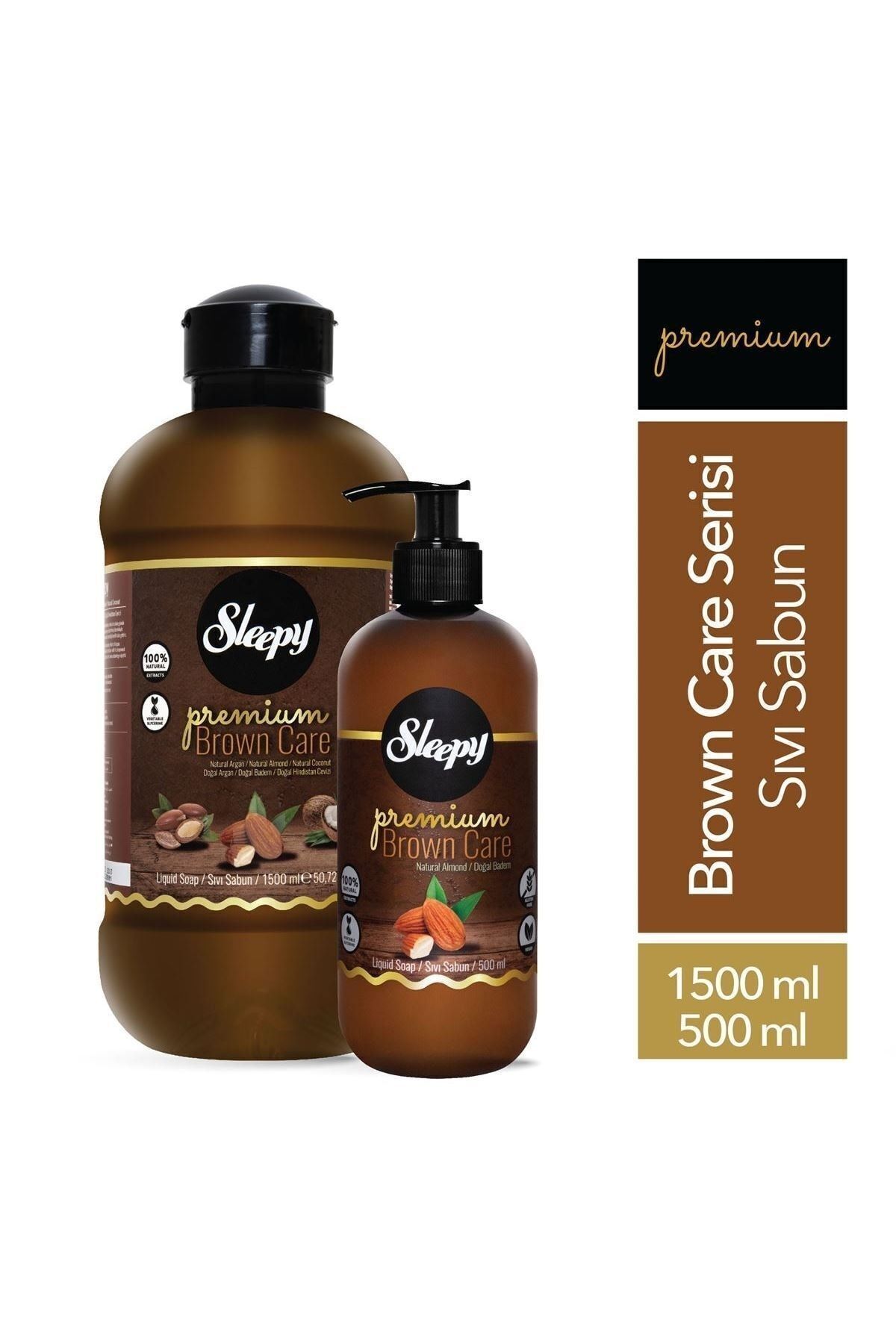 Premium Brown Care Serisi Sıvı Sabun 1500 Ml + 500 Ml