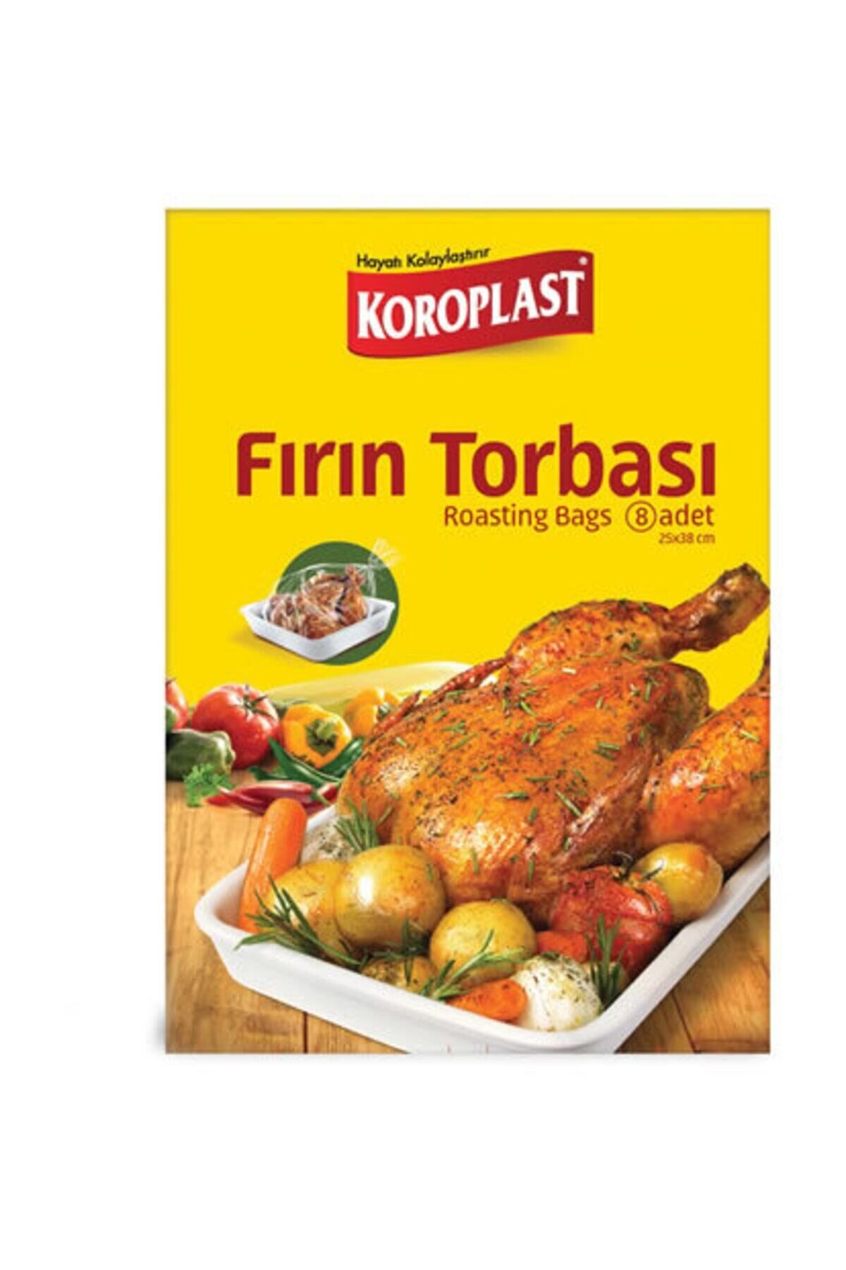 Fırın Torbası 8 Li Küçük 25*38 Cm