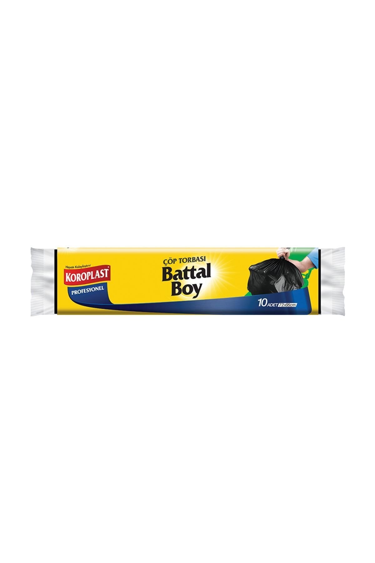 Profesyonel Battal Boy Çöp Torbası 10'Lu