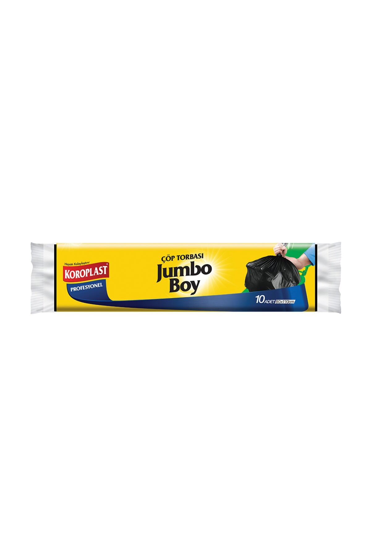 Profesyonel Jumbo Boy Çöp Torbası 10'Lu
