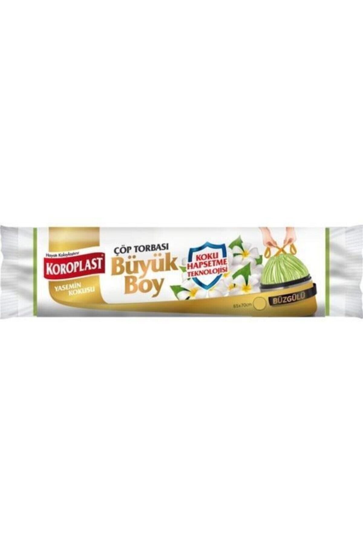 Yasemin Kokulu Büyük Boy Büzgülü Çöp Torbası  10’lu