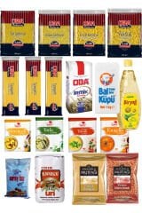 Ramazan paketi kumanya yardım gıda erzak kolisi ekonomik paket 18 parça