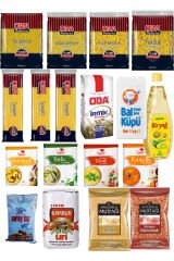 Ramazan paketi kumanya yardım gıda erzak kolisi ekonomik paket 18 parça