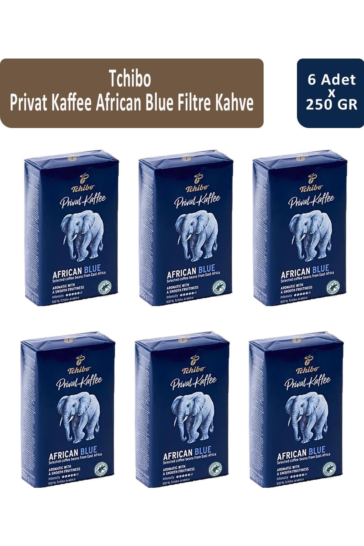 Privat African Blue Filtre Kahve 250 gr x 6 Adet
