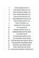 Komili Ayçiçek Yağı 4 Lt Kumanya Ramazan Paketi Erzak Kolisi 20 Parça