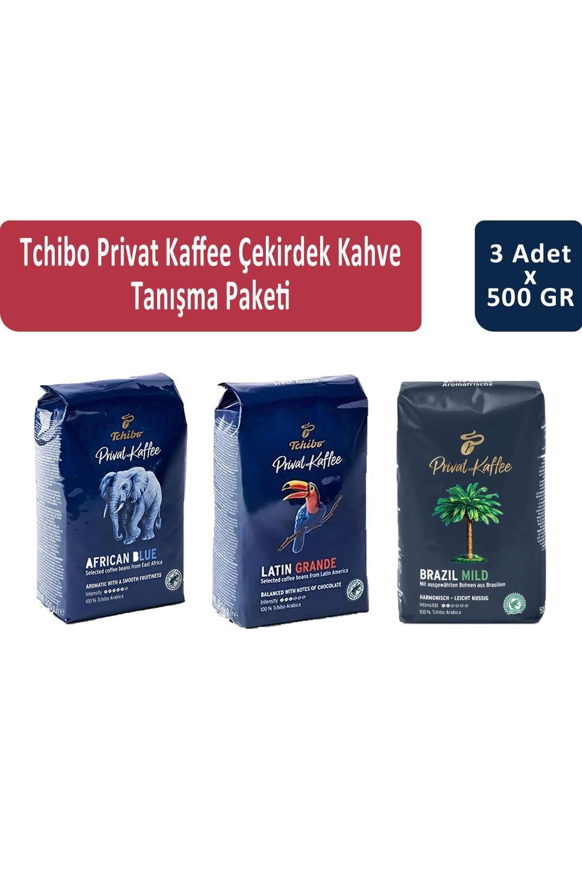 Privat Kaffee Çekirdek Kahve Tanışma Paketi 500 gr x 3 Adet