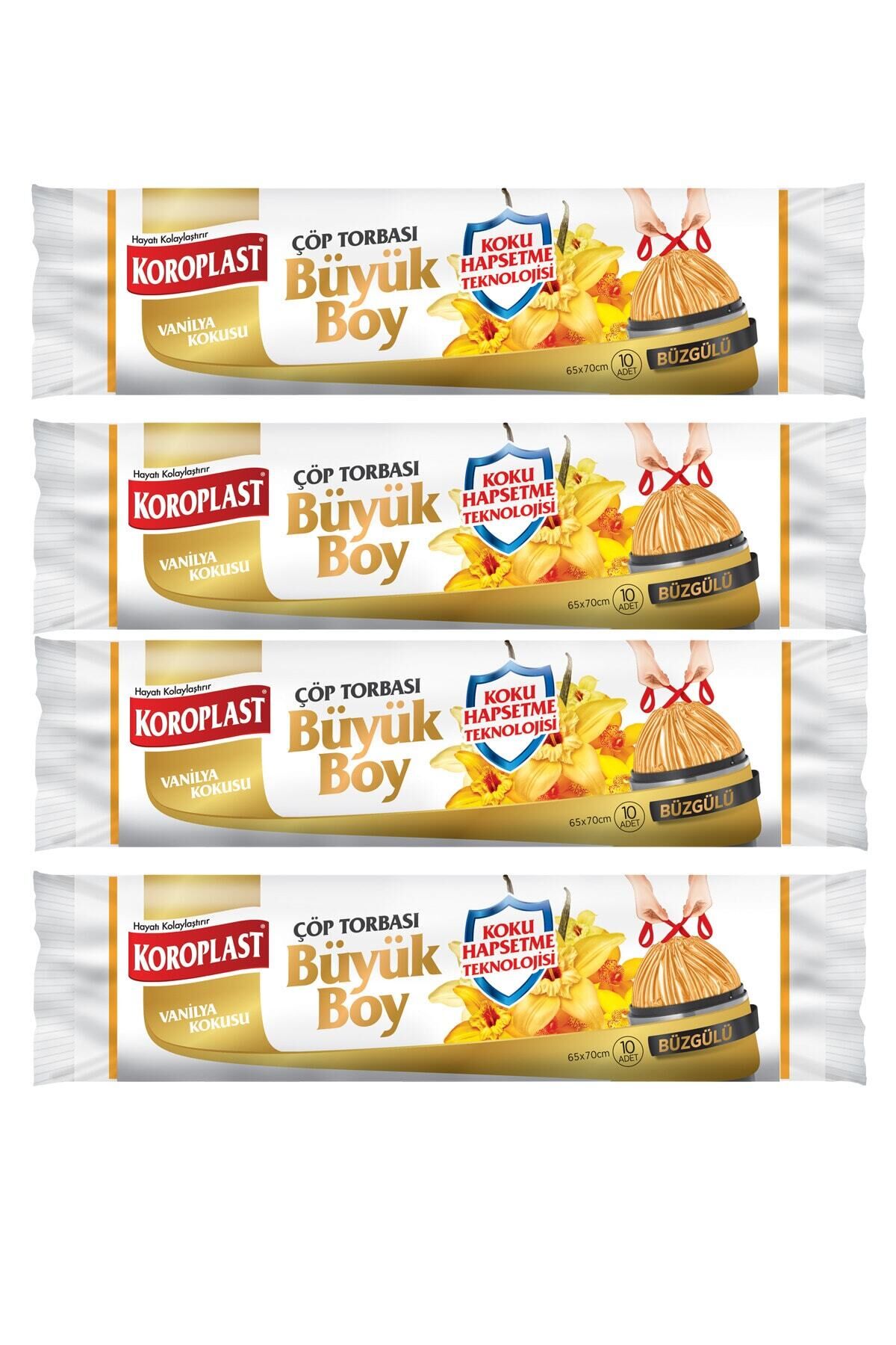 Vanilya Kokulu Büzgülü Büyük Boy Çöp Torbası 4lü