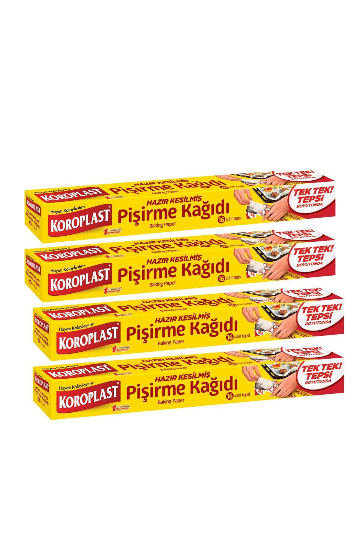 Pişirme Kağıdı Hazır Kesilmiş 16 Adet 4lü Paket