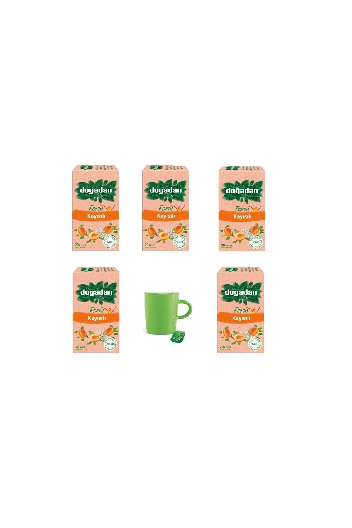 Form Kayısılı Bitki Çayı X 5 Adet