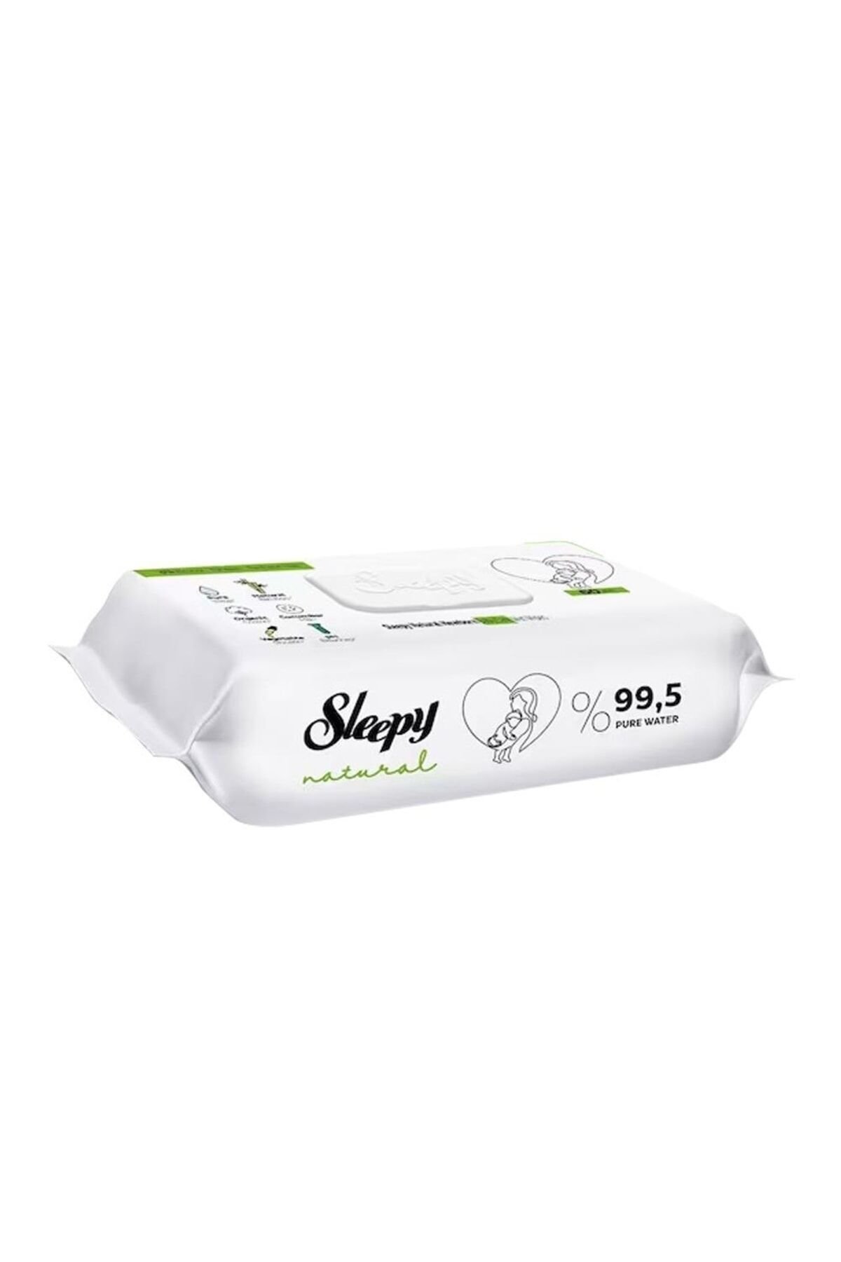 Natural Yenidoğan Islak Havlu 60'lı