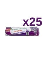 büzgülü çöp torbası lavanta kokulu orta boy 25 paket 1 koli