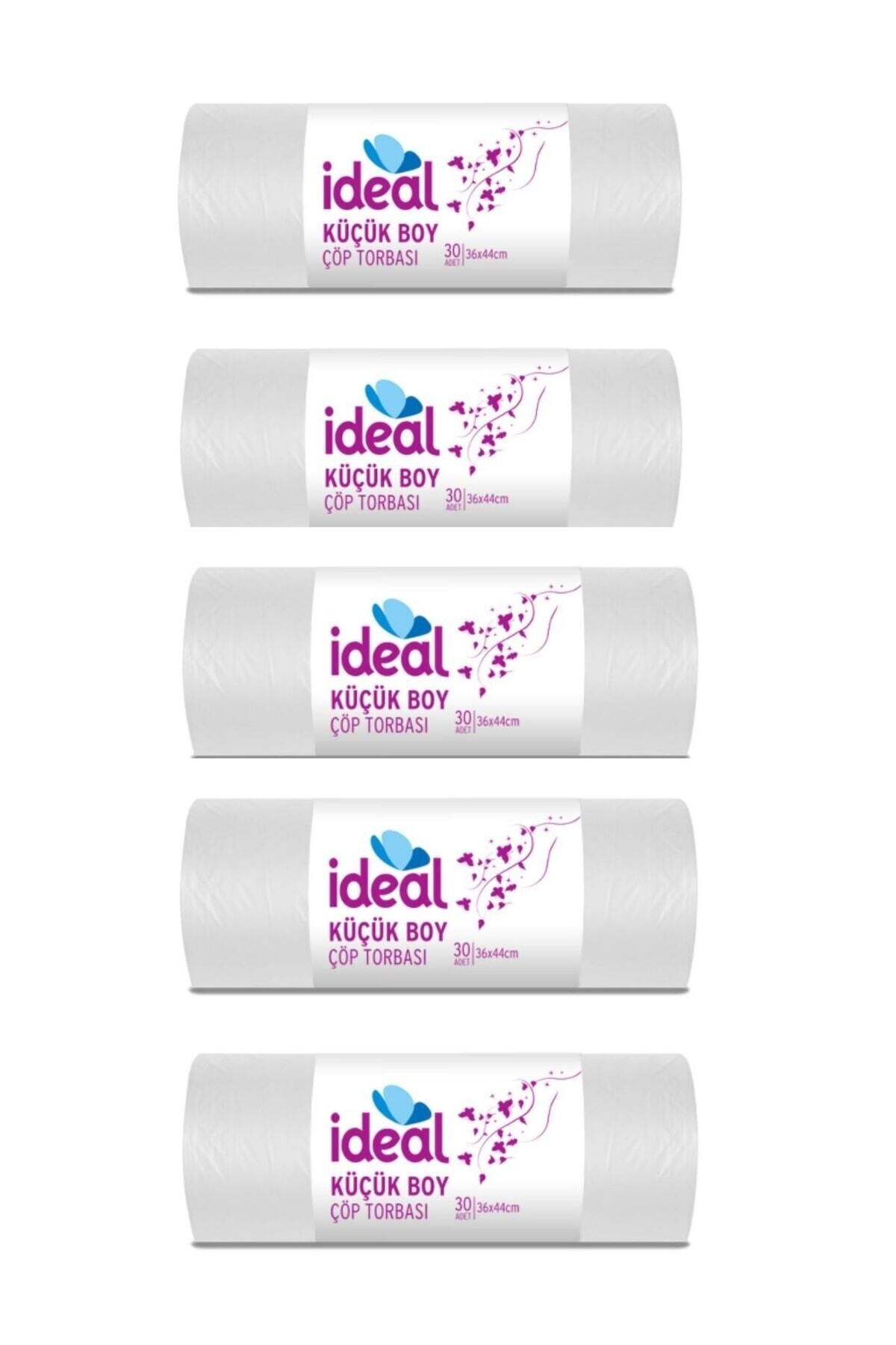 Ideal Küçük Boy Çöp Torbası 30 Lu 5 Paket 5x30 150 Adet