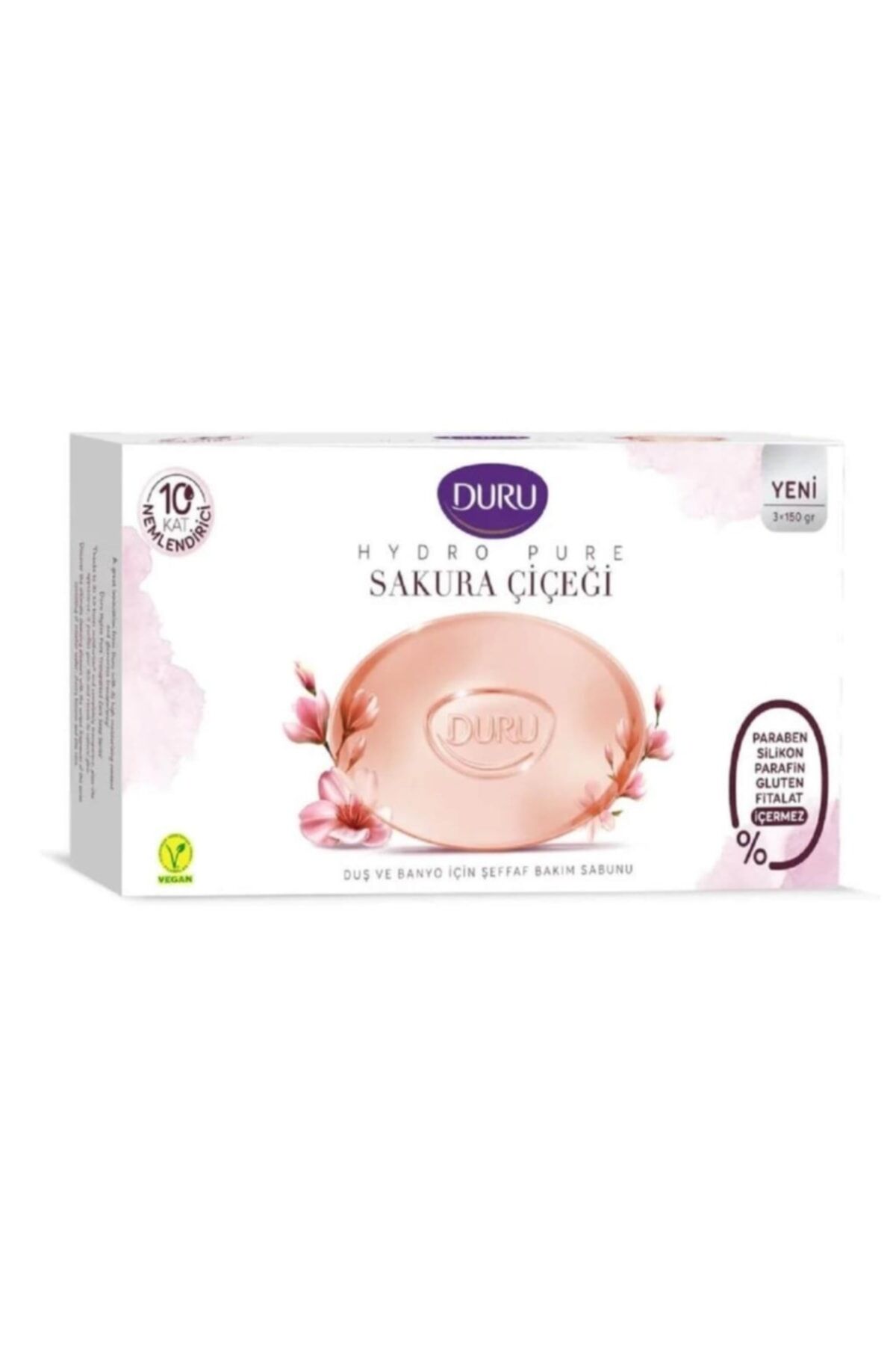Hydro Pure Sakura Çiçeği 3 Adet Sabun 450gr