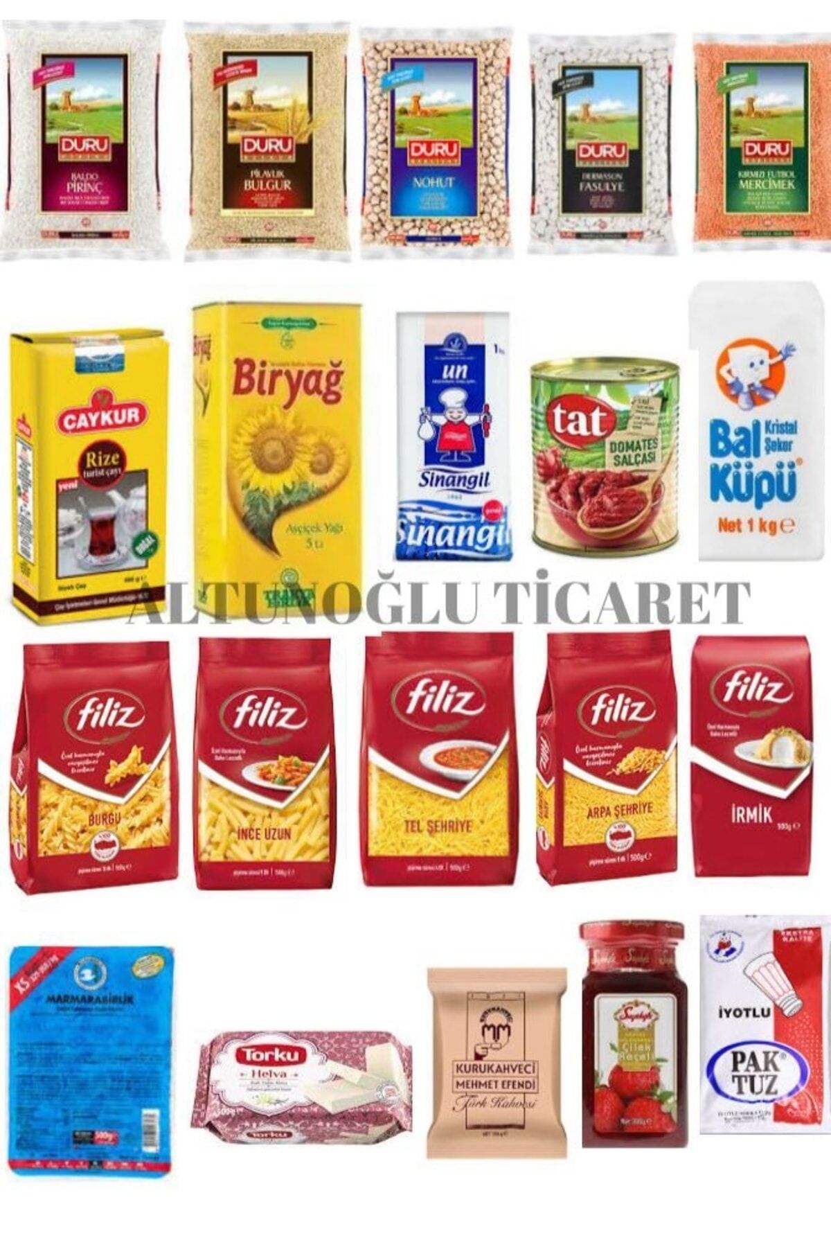 5lt Çaykur Duru Bakliyat Ramazan Gıda Erzak Paketi 20parça