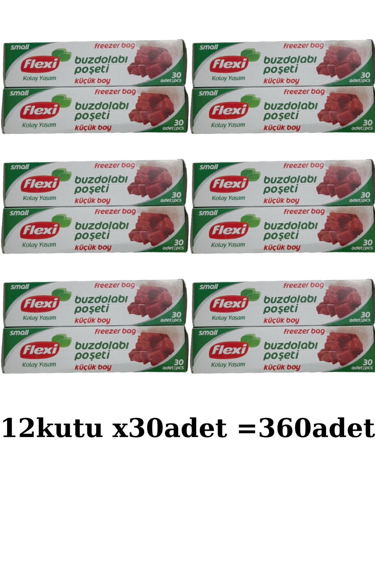 buzdolabı poşeti küçük boy 12 kutu 30adetli