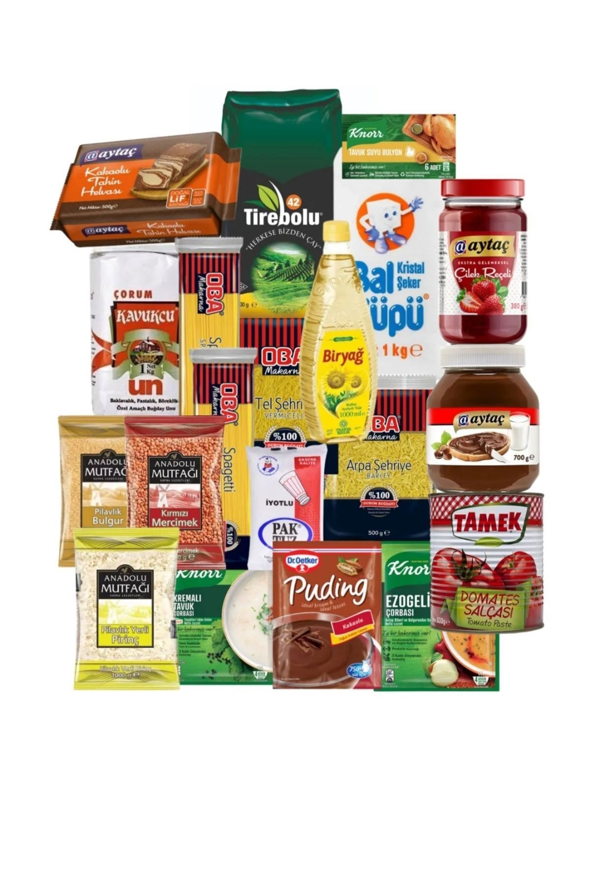 Ramazan paketi kumanya yardım gıda erzak kolisi lüks paket 20 parça ürün