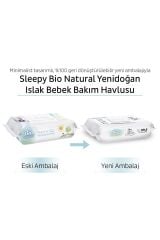 Bio Natural Yenidoğan Islak Bebek Bakım Havlusu 12x40 (480 YAPRAK)