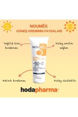 Noumes Sunwear Spf 50 Leke Karşıtı,yaşlanma Karşıtı,aydınlatıcı,nemlendirici Yüz Güneş Kremi 100 ml