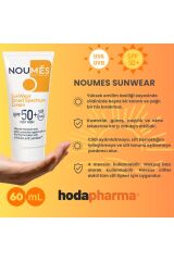 Noumes SPF 50+ Leke Karşıtı,Aydınlatıcı,Ton Eşitleyici,Akne Karşıtı,Nemlendirici Güneş Kremi 60 ML