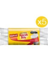 Küçük Boy Çöp Torbası 30'lu X 5 Paket (40*50)