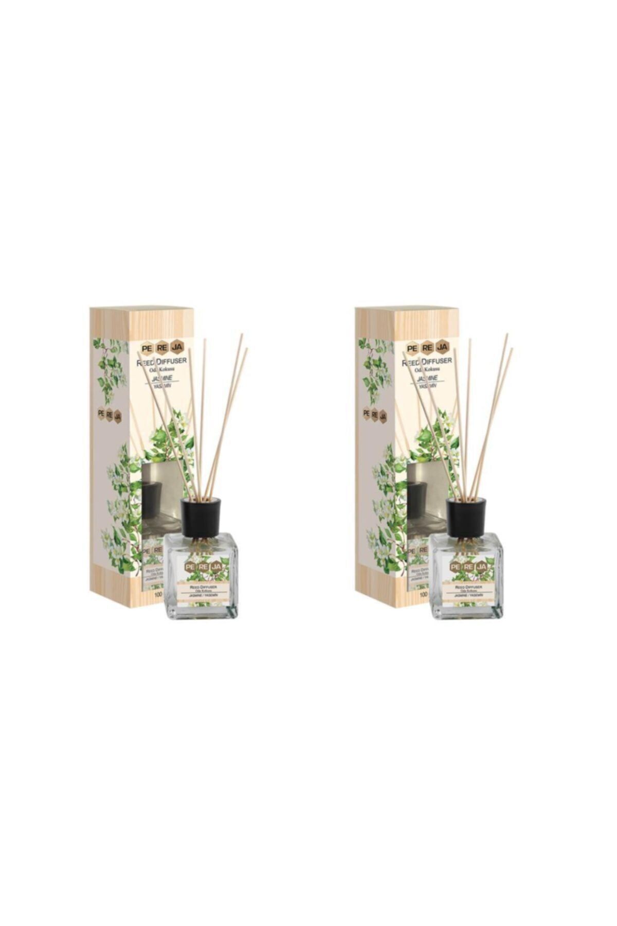 Reed Diffuser Yasemin Çubuklu Oda Kokusu 100 ml 2 Adet