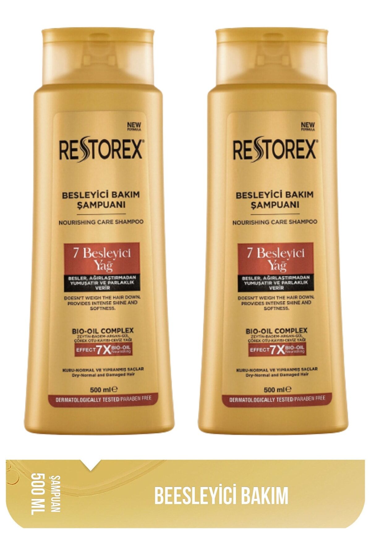 Bakım Şampuanı 7 Besleyici Yağ 500 Ml 2 Adet