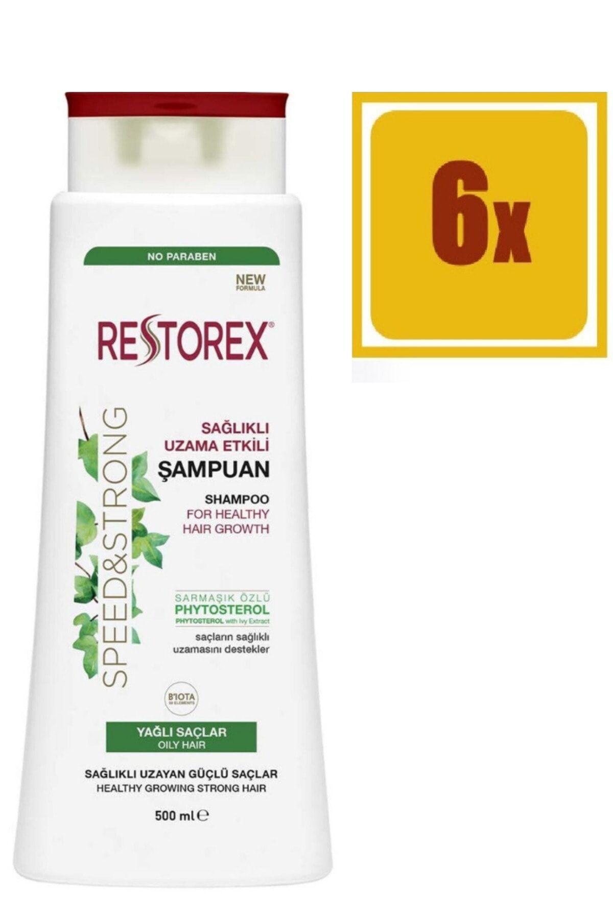 Resto Yağlı Saçlar Şampuan 500 Ml 6 Adet