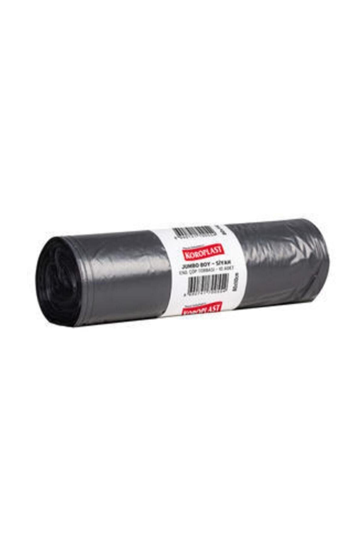 Çöp Torbası Eko Endüstriyel Jumbo Boy Siyah 6'lı Paket(60 Adet) 80cm.x 110cm.
