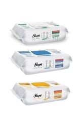 SleepyEasy Clean Beyaz Sabun Katkılı+Çamaşır Suyu Katkılı+Arap Sabunu Katkılı 3X100 (300 Yaprak)
