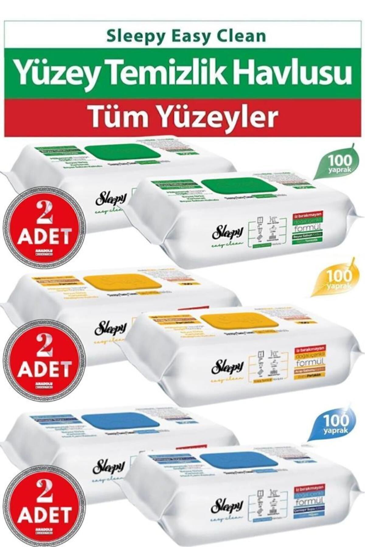 Easy Clean 6 adet Beyaz Sabun & Çamaşır Suyu & Arap Sabunu Katkılı Yüzey Temizlik Havlusu