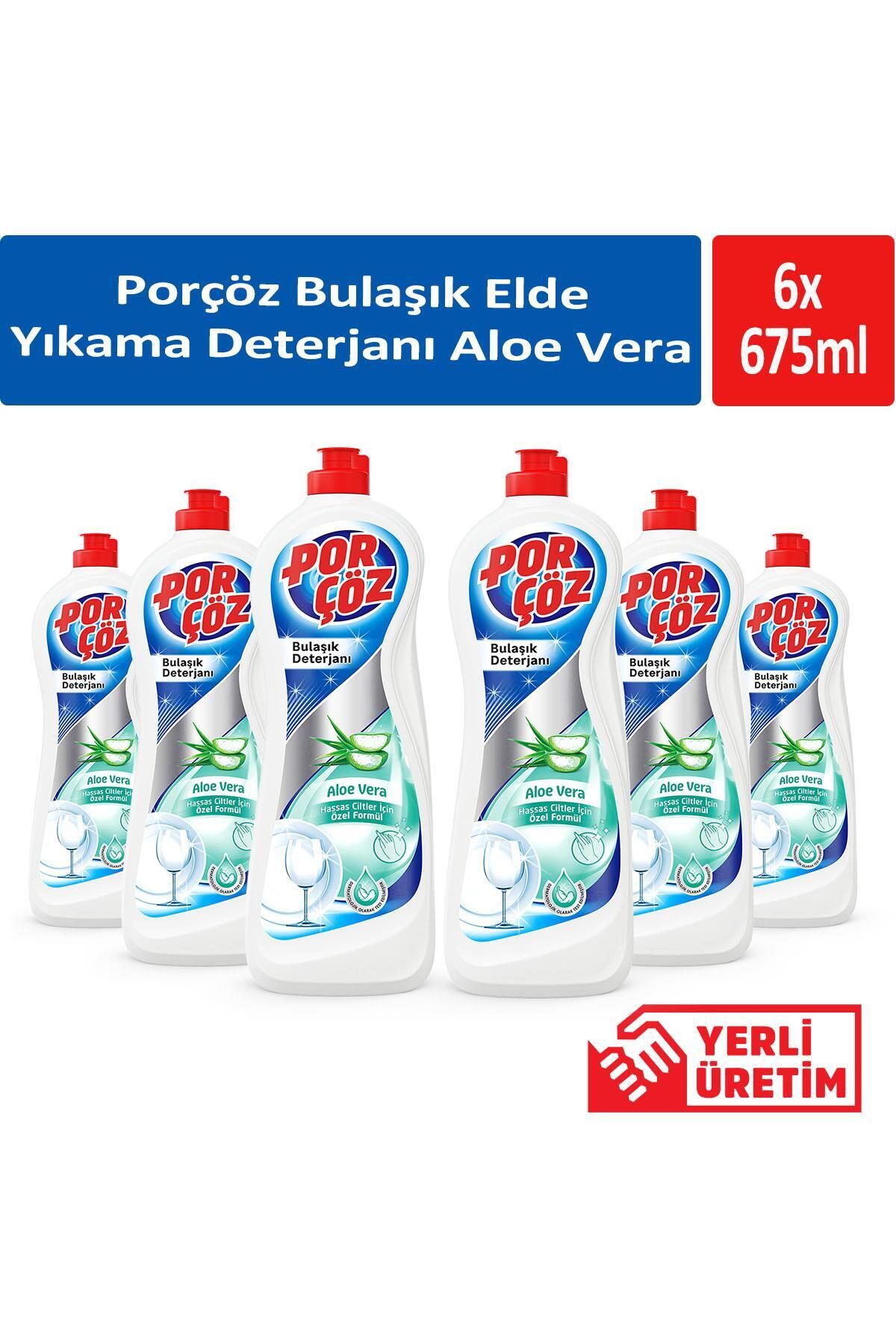 Bulaşık Elde Yıkama Deterjan AloeVera 675 ml x 6 Adet