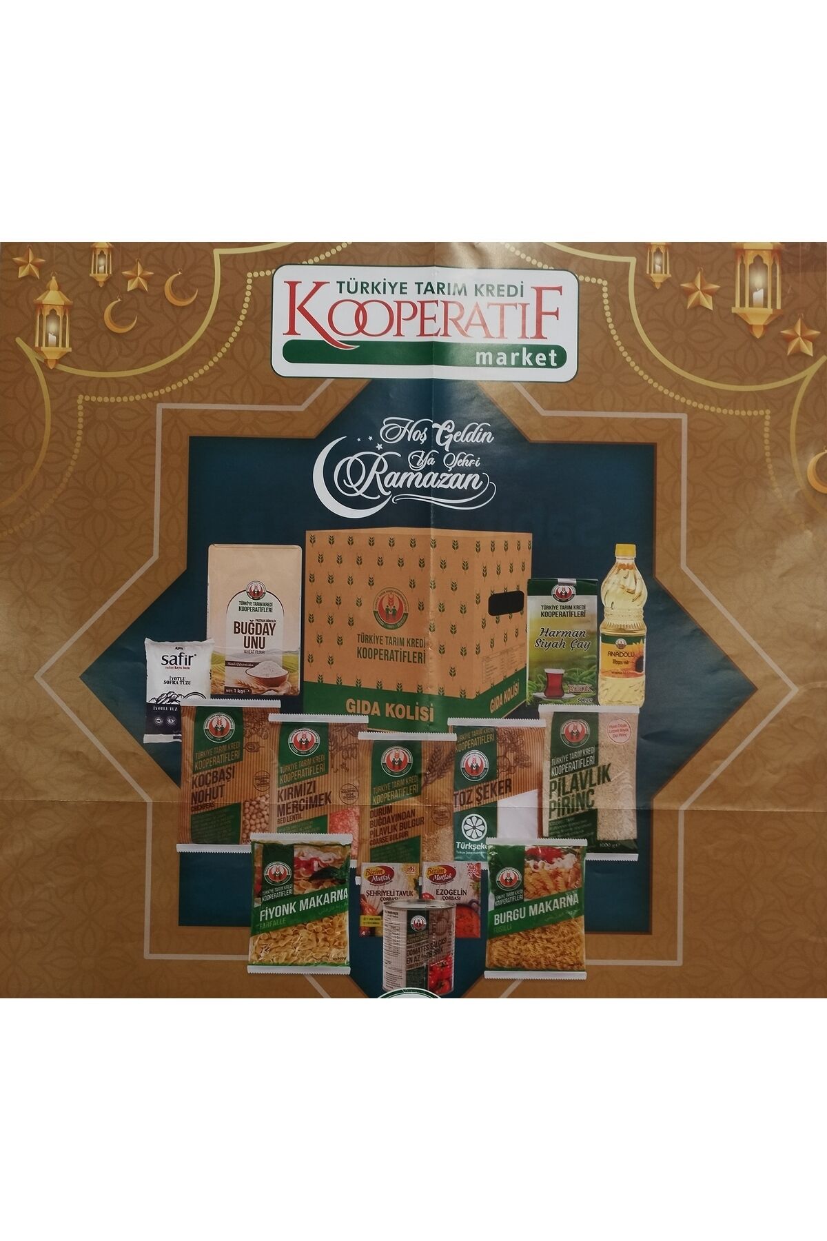 Ramazan erzak paketi kumanya yardım gıda erzak kolisi