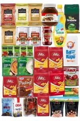 ayciçek yağı 2 lt Ramazan paketi kumanya yardım gıda erzak kolisi lüks paket 32 parça ürün