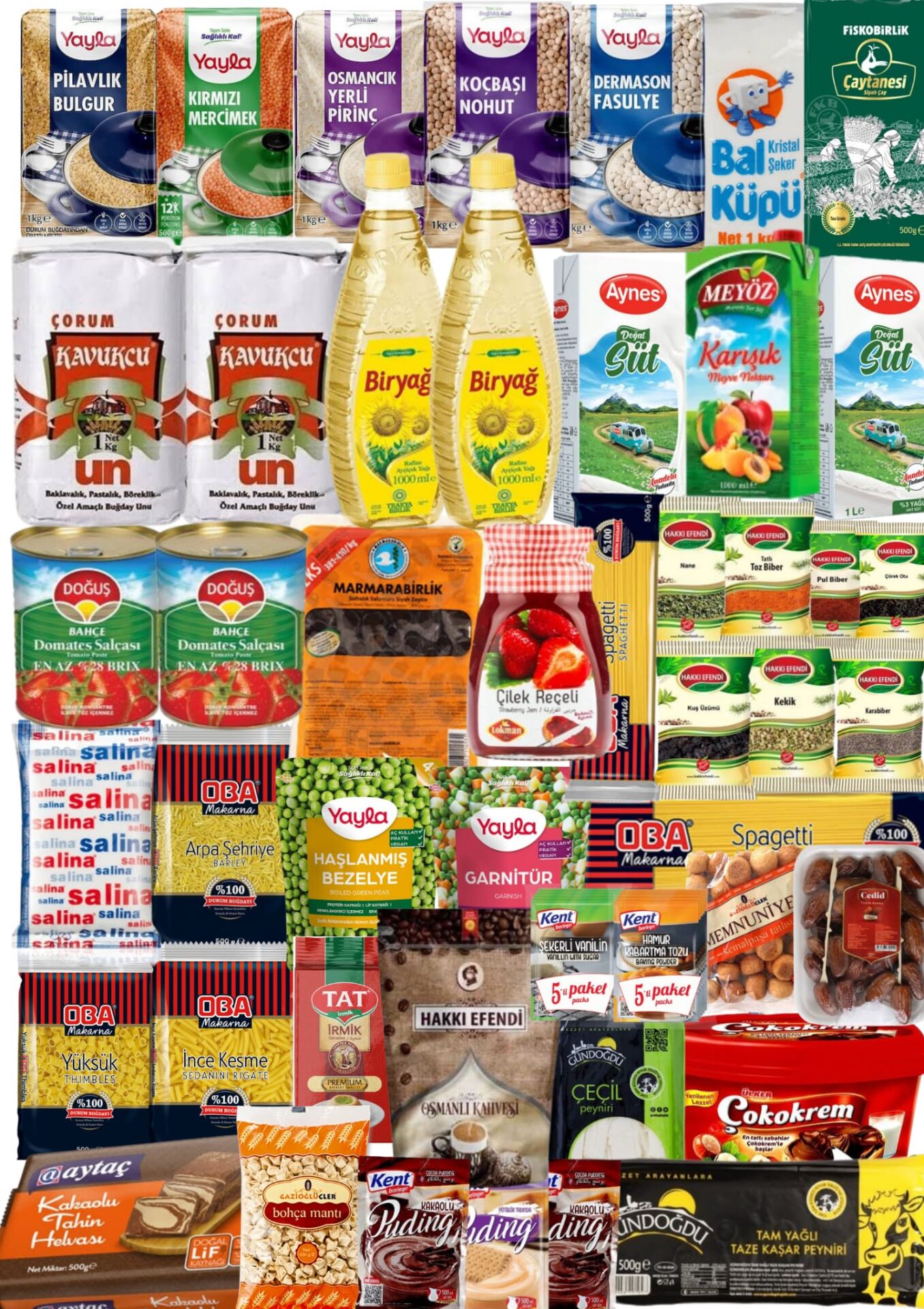 ramazan kolisi 47 parça ürün