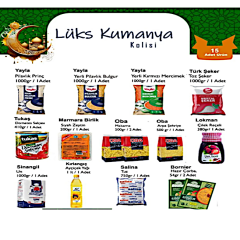 yayla ramazan kolisi lüks paket 15 parça ürün 10 kg